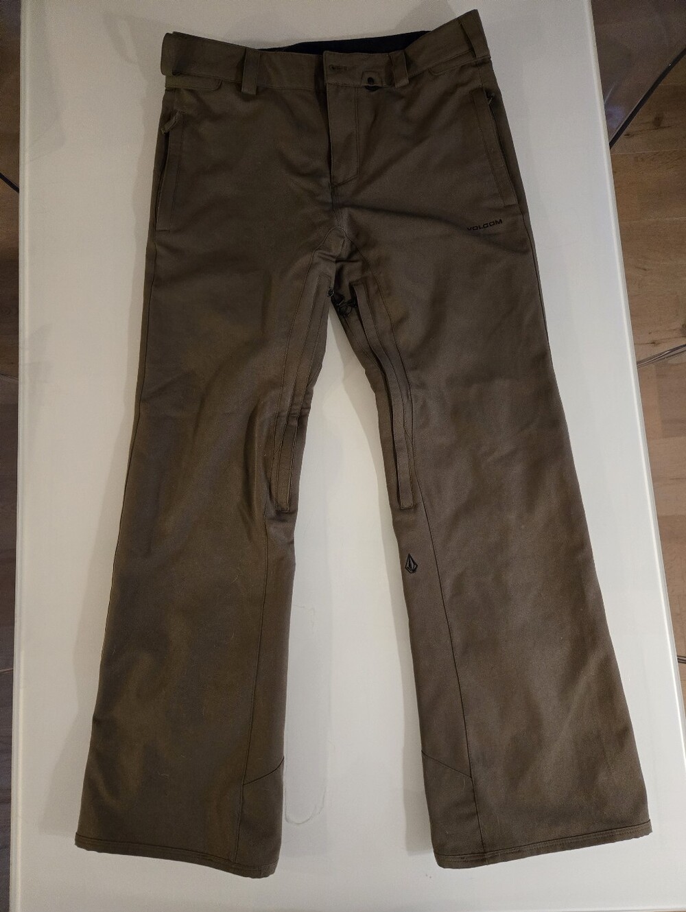 Volcom Men’s 15K Snowboard Snow Pants Brown Khaki Size M